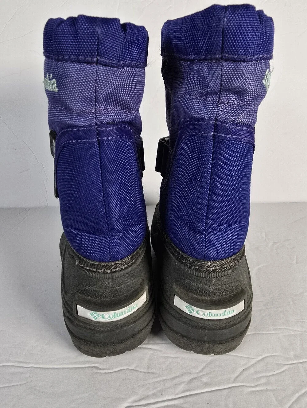 Columbia Kids Unisex Blue and Grey Waterproof Insulated Snow Boots Size 6Toddler
